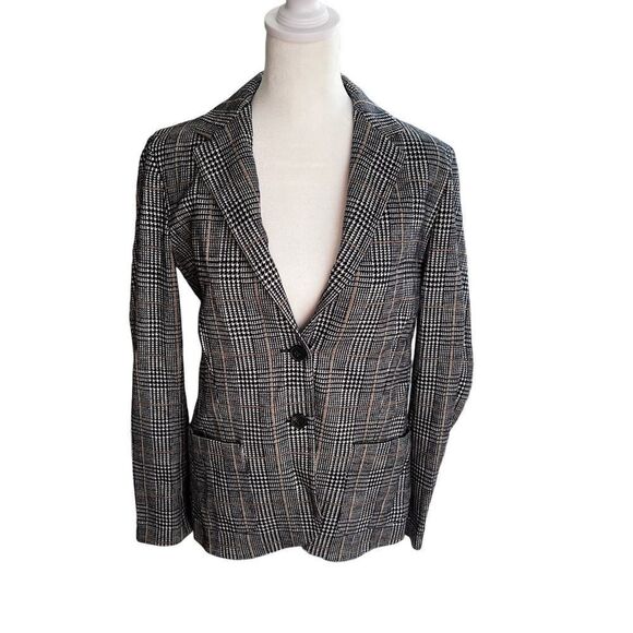 J McLaughlin Houndstooth Wool Blazer - Picture 1 of 10